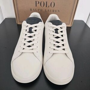NIB Men's Polo Ralph Lauren Heritage Court II Leather Sneakers Size 10.5D